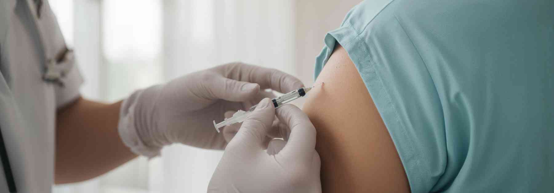 person receiving vaccination